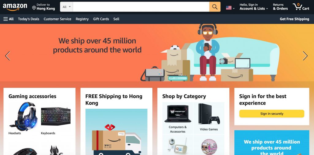 Amazon電商網站