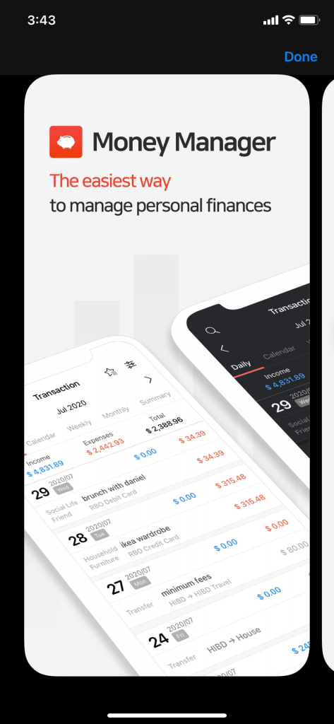 免費記帳App：Money Manager